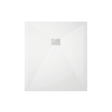 Composiet douchebak Soft Eco 100x100 cm egaal wit