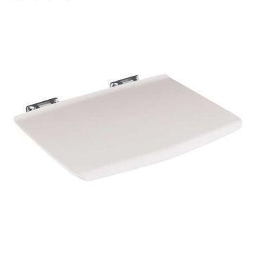 Opklapbare douchestoel Bianco wit