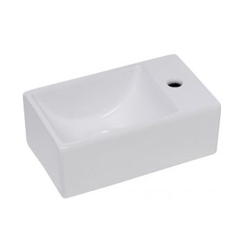 Wiesbaden Rhea XXS Fontein - Rechts - 30,5 x 18 x 11 cm - Wit
