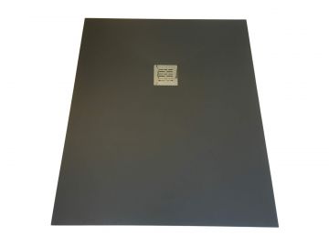 Composiet douchebak Solid Eco 90x120cm antraciet structuur egaal