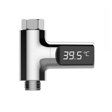 Douchekraan water temperatuur indicator met LED display