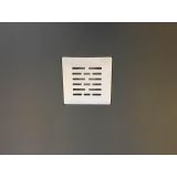Composiet douchebak Solid Eco 100x100cm antraciet structuur egaal