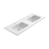 Keramische wastafel Milan, 141x46cm wit