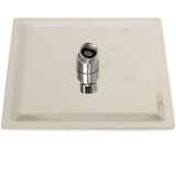 Hoofddouche Slim 30x30cm gepolijst RVS