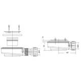 Composiet douchebak Soft Eco 100x100 cm egaal wit