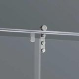 2- delige douchewand op maat met schuifdeur Atempo