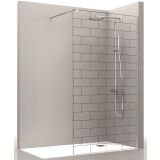 Draaideur op maat met vaste wand Padel