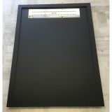 Composiet douchebak Subway Eco 90x120cm antraciet met afvoergoot structuur egaal