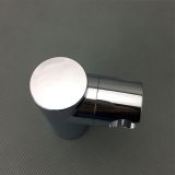 Kantelbare handdouchehouder Pipe messing rond chroom 