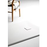 Solid Surface douchebak op maat Dilos