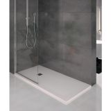 Composiet douchebak Solid Eco 90x140cm wit structuur egaal