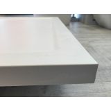 Composiet douchebak met rand Stone Eco 90x170 wit structuur granito