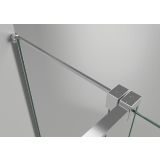 Douchewand Free met schuifdeur