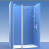 Draaideur op maat met vaste wand Padel