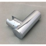Kantelbare handdouchehouder Pipe messing rond chroom 