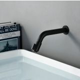 Inbouw fonteinkraan Tube mat zwart