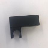 Kantelbare handdouche houder Cuadro metaal vierkant mat zwart