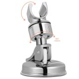 Handdouchehouder met zuignap chroom