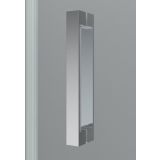 Draaideur met vaste wand en vaste zijwand Tedy