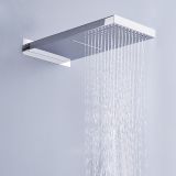 Inbouw hoofddouche Einstein 50x22cm RVS gepolijst met waterval functie