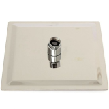 Hoofddouche 20x20cm gepolijst RVS inclusief plafondarm