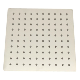 Hoofddouche 30x30cm gepolijst RVS inclusief plafondaansluiting