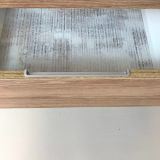 Badmeubel Roble 60cm, eiken 'look' met keramische wastafel