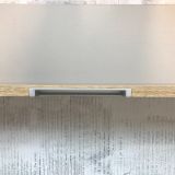 Dubbel badmeubel Roble 120cm, eiken 'look' met composiet wastafel antraciet