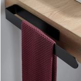 Handdoekhouder Slim 37 cm zwart