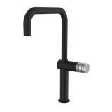 Keukenkraan Aura zwart