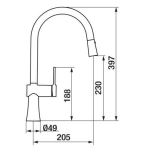 Keukenkraan Time Female