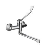 Wand keukenkraan Prime chroom met lange hendel 