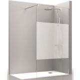 Draaideur op maat met vaste wand Padel