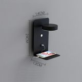 LED wandlamp met planchet, draaibare verlichting en usb aansluiting zwart 