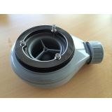 Composiet douchebak Subway Eco 90x120cm antraciet met afvoergoot structuur egaal