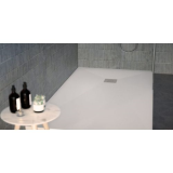 Solid Surface douchebak Maui Eco 90x100 cm wit