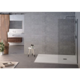 Solid Surface douchebak Maui Eco 90x100 cm wit