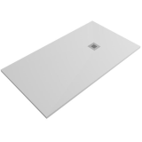 Solid Surface douchebak Maui Eco 90x100 cm wit