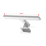 LED lamp spiegelverlichting Line chroom