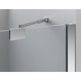 Draaideur met vaste wand en vaste zijwand Tedy