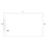 Composiet douchebak Venti