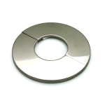 Rozet 2-delig 65x23mm chroom