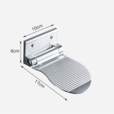 Voetsteun voor douche aluminium