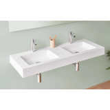 Dubbele wastafel New York Duo 120cm