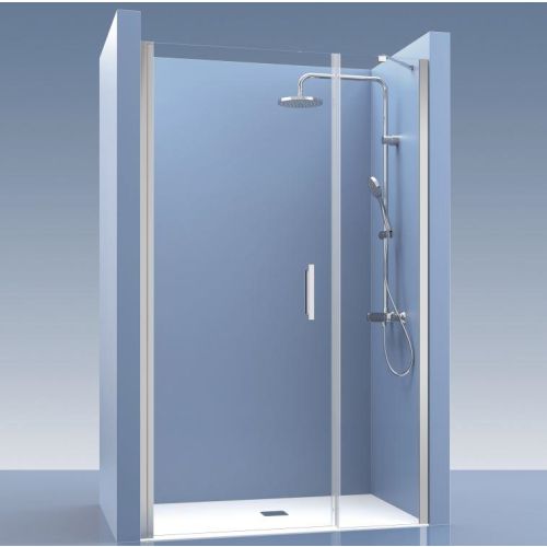 Draaideur op maat met vaste wand Padel