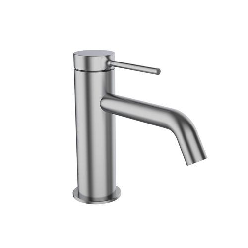 Wastafelkraan time male nikkel geborsteld